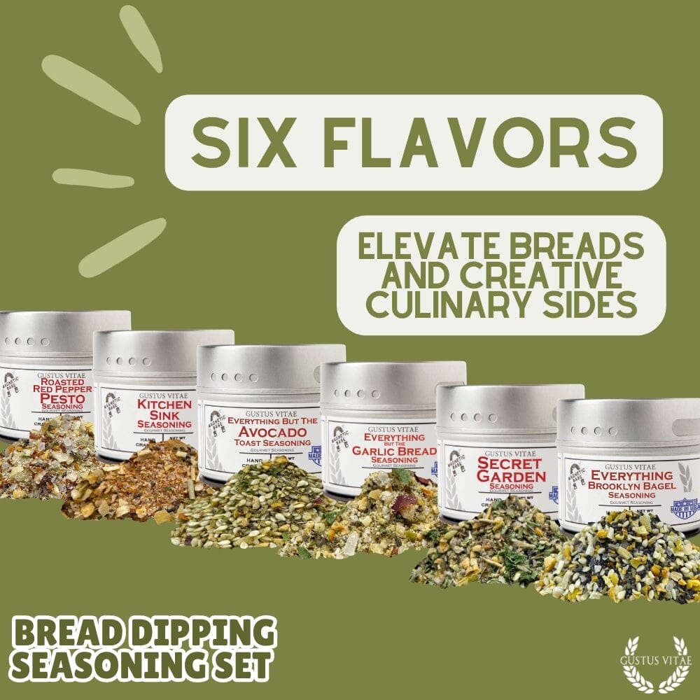 Bread Dipping Seasonings - Variety 6 Pack-4