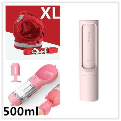 Breathable Mesh Pet Leash With Reflective Design And Matching Belt-25