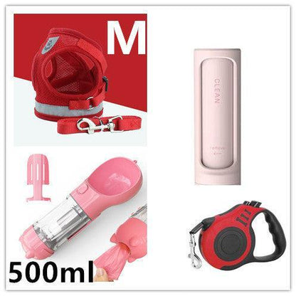 Breathable Mesh Pet Leash With Reflective Design And Matching Belt-27