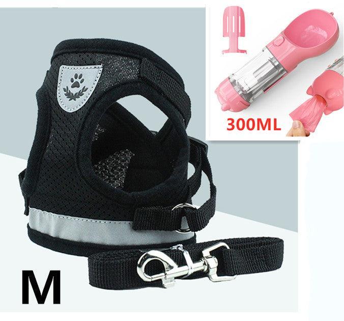 Breathable Mesh Pet Leash With Reflective Design And Matching Belt-19