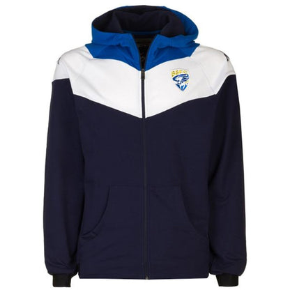 Brescia Calcio navy hooded presentation soccer tracksuit 2021 - Kappa-2