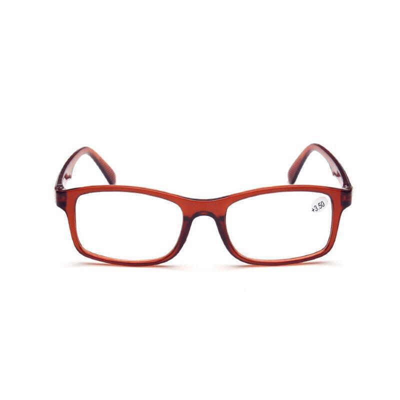 6 Pairs Brown Reading Glasses Lightweight Resin Frame for Men and Women-1
