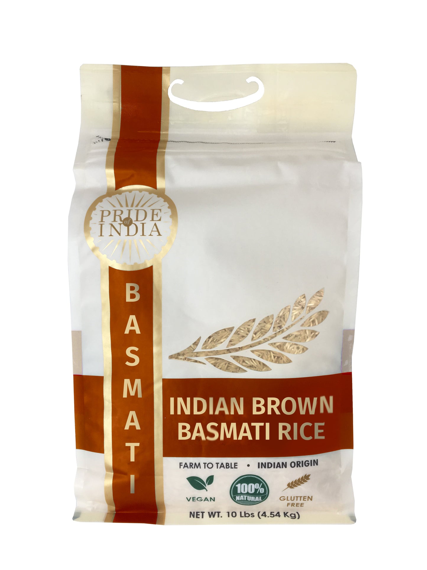 Extra Long Indian Brown Basmati Rice - Naturally Aged Healthy Grain Jar-4