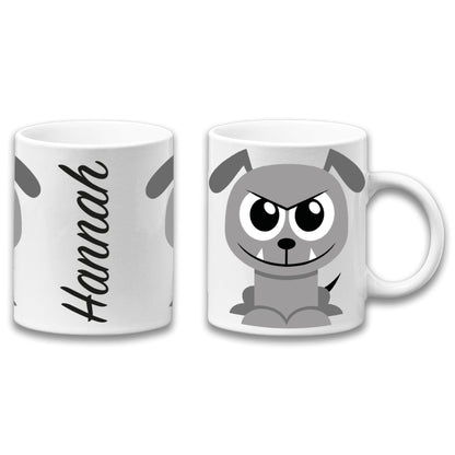 Adorable Bulldog Personalised Your Name Gift Mug-0