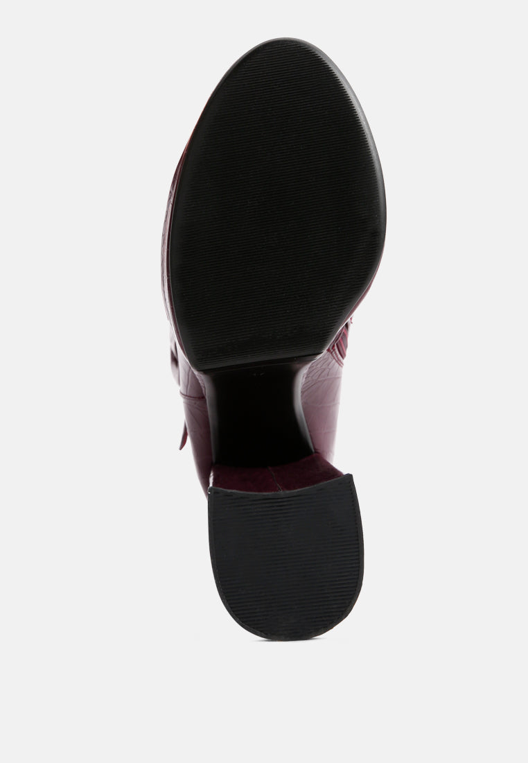 Bumpy Platform Bootie-2