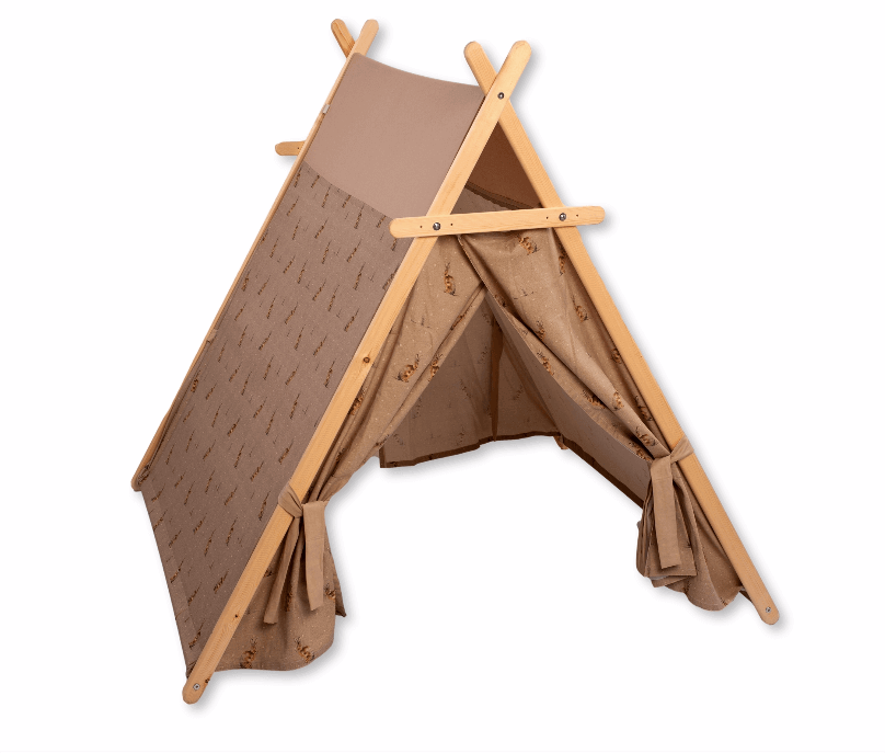 Bunny Play Tent & Play Mat | Indoor Teepee for Kids-5