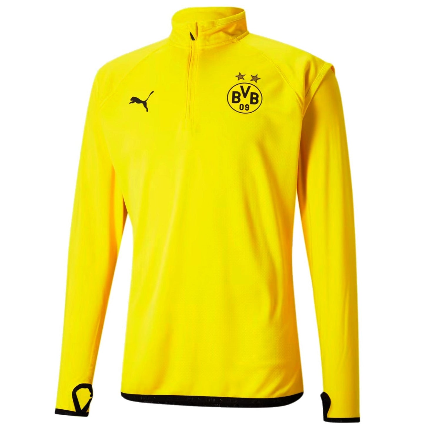 BVB Borussia Dortmund warm-up training sweat top 2021 - Puma-0