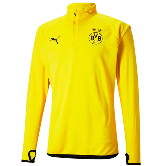BVB Borussia Dortmund warm-up training sweat top 2021 - Puma-0