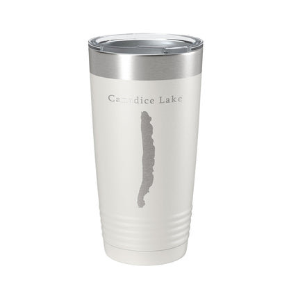 Canadice Lake Map Tumbler Travel Mug Insulated Laser Engraved Coffee Cup New York 20 oz-1