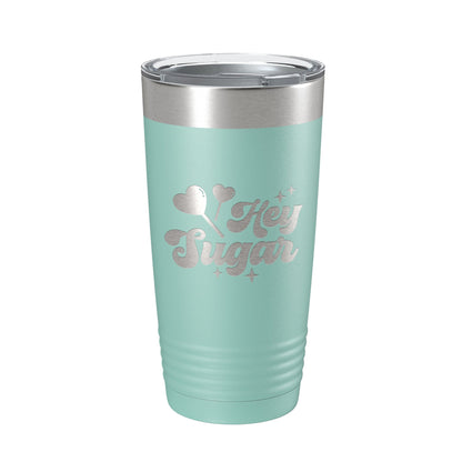 Hey Sugar Tumbler Valentine's Day Gift Travel Mug Insulated Laser Engraved Coffee Cup Retro 20 oz-12