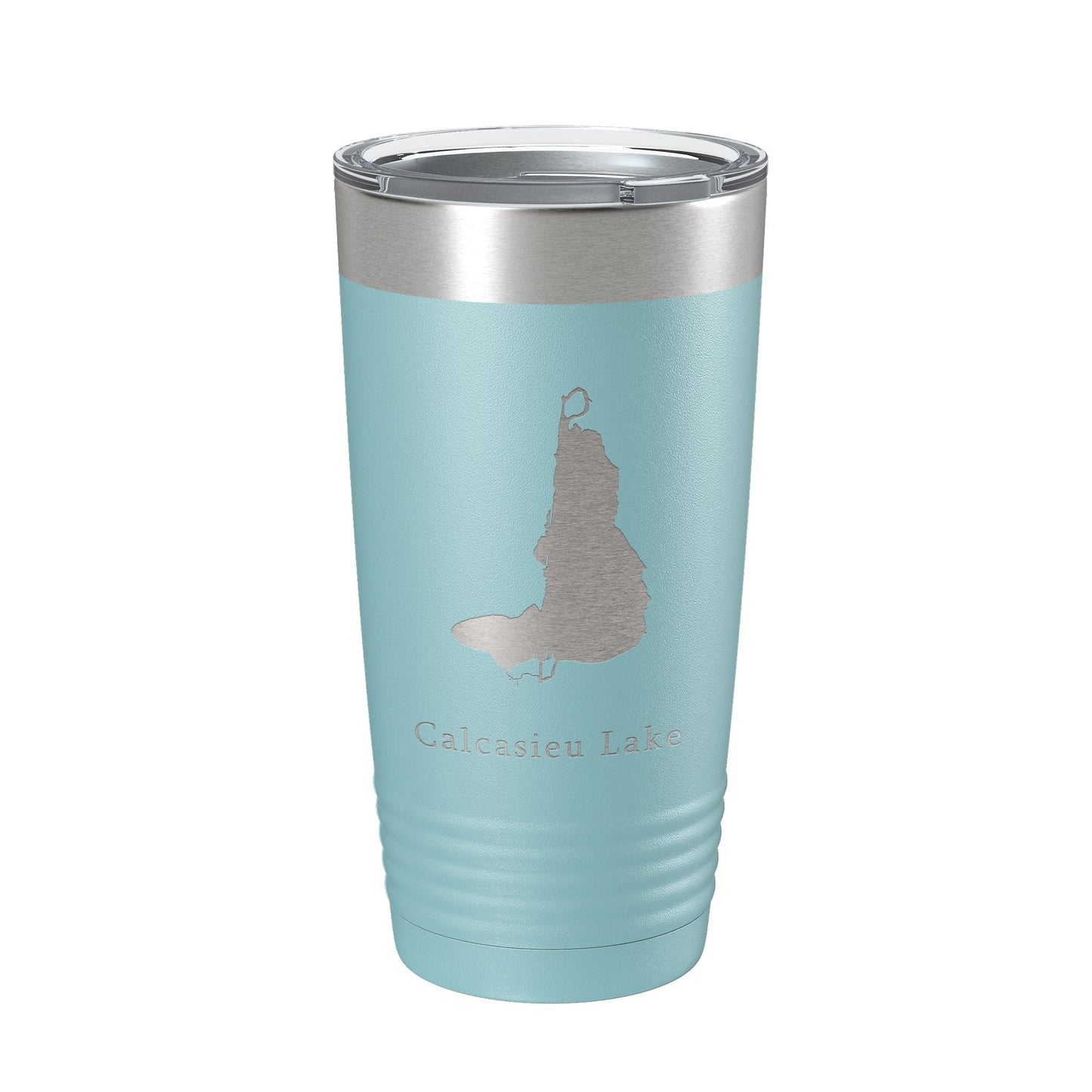 Calcasieu Lake Map Tumbler Travel Mug Insulated Laser Engraved Coffee Cup Louisiana 20 oz-13