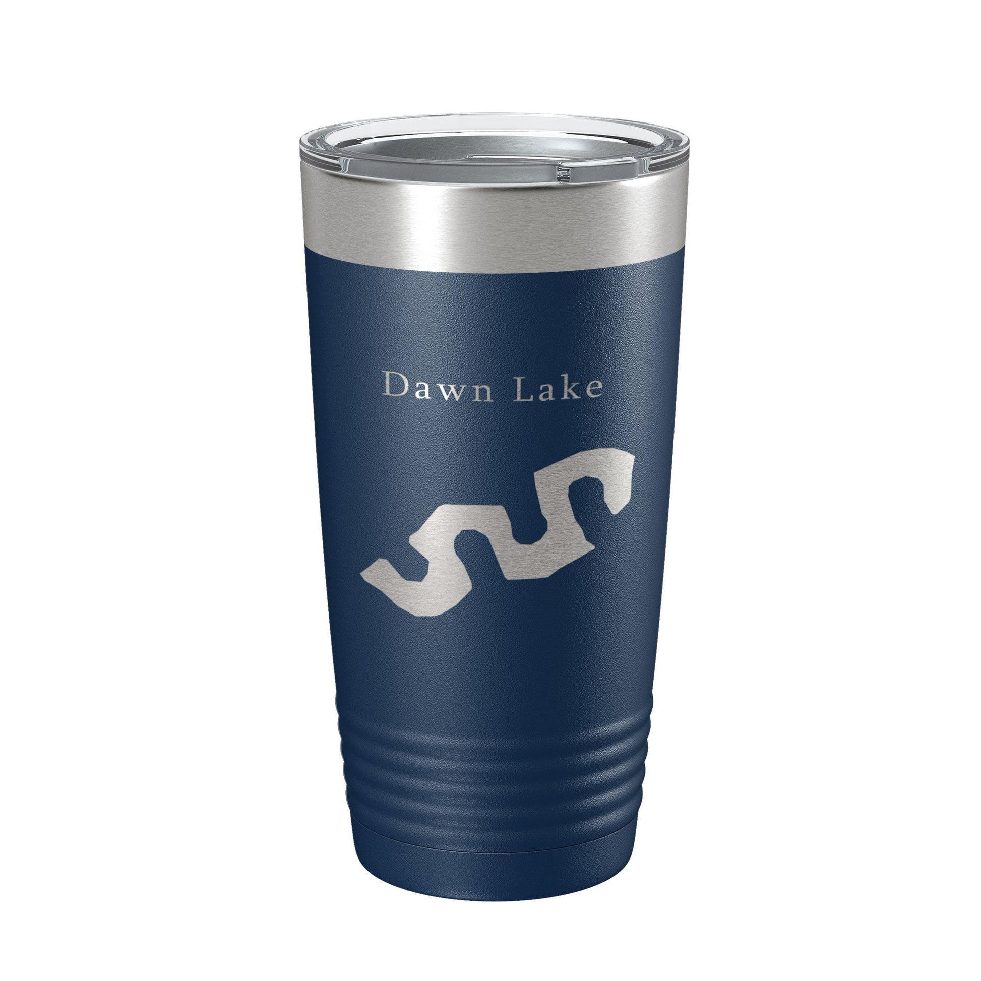 Dawn Lake Map Tumbler Travel Mug Insulated Laser Engraved Coffee Cup Arizona 20 oz-2