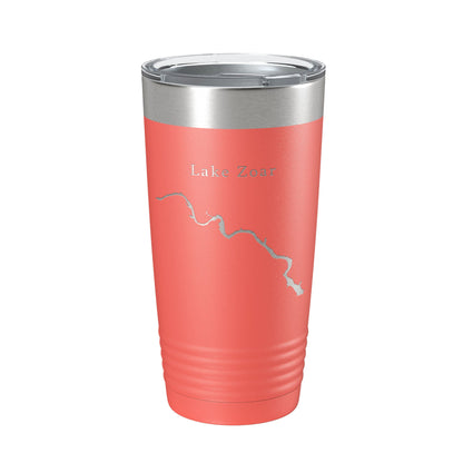 Lake Zoar Map Tumbler Travel Mug Insulated Laser Engraved Coffee Cup Housatonic River Connecticut 20 oz-20