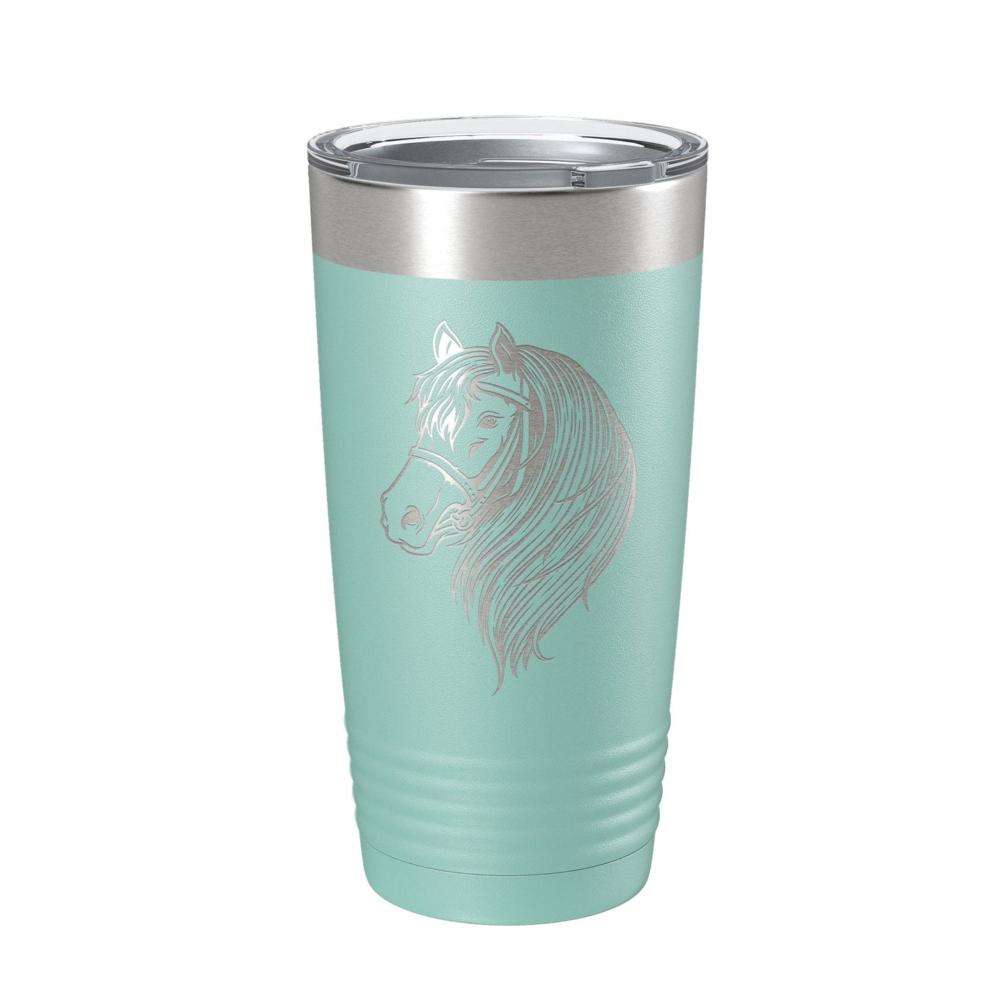 Horse Face Tumbler Horseback Rider Travel Mug Equestrian Gift Insulated Laser Engraved Coffee Cup Horse Lover Farmer 20 oz-12