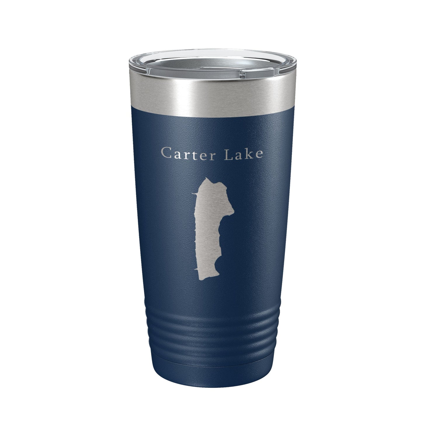 Carter Lake Map Tumbler Travel Mug Insulated Laser Engraved Coffee Cup Colorado 20 oz-2
