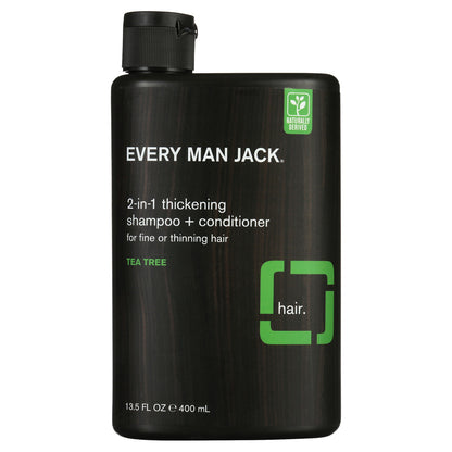 Every Man Jack 2-in-1 Thickening Shampoo Tea Tree  (1x13.5 OZ)-12