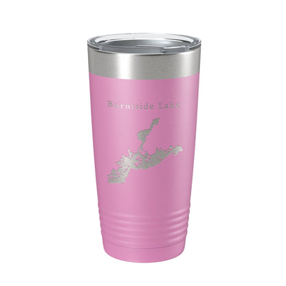 Burntside Lake Map Tumbler Travel Mug Insulated Laser Engraved Coffee Cup Minnesota 20 oz-14
