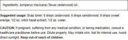 Aura Cacia Cedarwood Essential Oil (0.5Oz)-1
