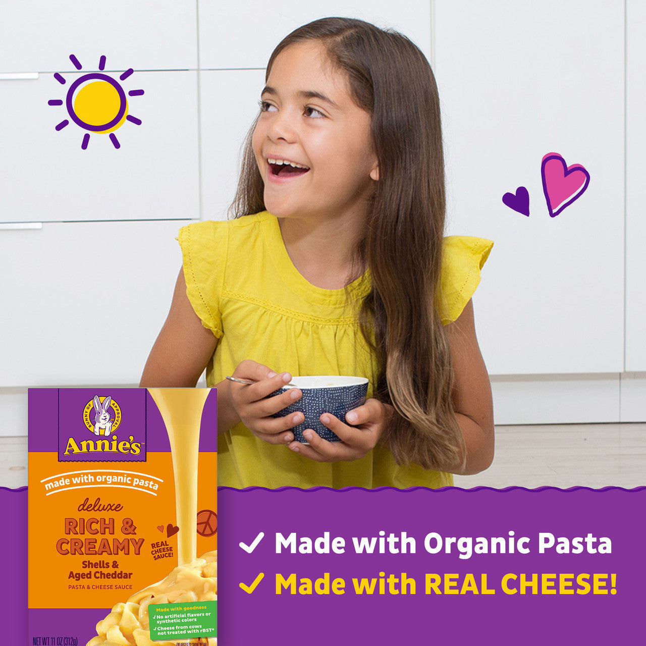 Annie's Deluxe Shells & Aged Wisconsin Cheddar (12x11 Oz)-3