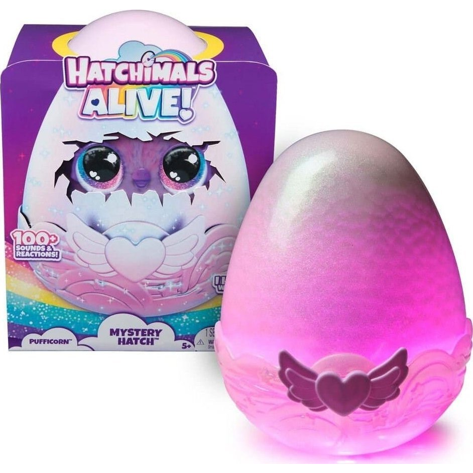Hatchimals Alive Mystery Hatch Pufficorn (6069132)-0