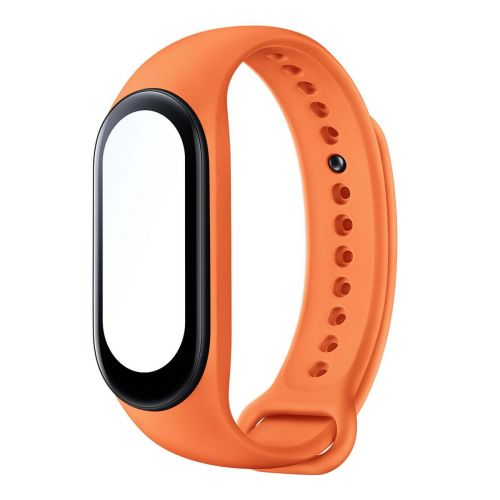 Bratara din silicon Xiaomi pentru curea Smart Band 7, Portocaliu (40798)-0