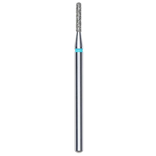 DIAMOND NAIL DRILL BIT, ROUNDED "CYLINDER", BLUE, HEAD DIAMETER 1.4/8MM (FA30B014/8) - STALEKS™-0