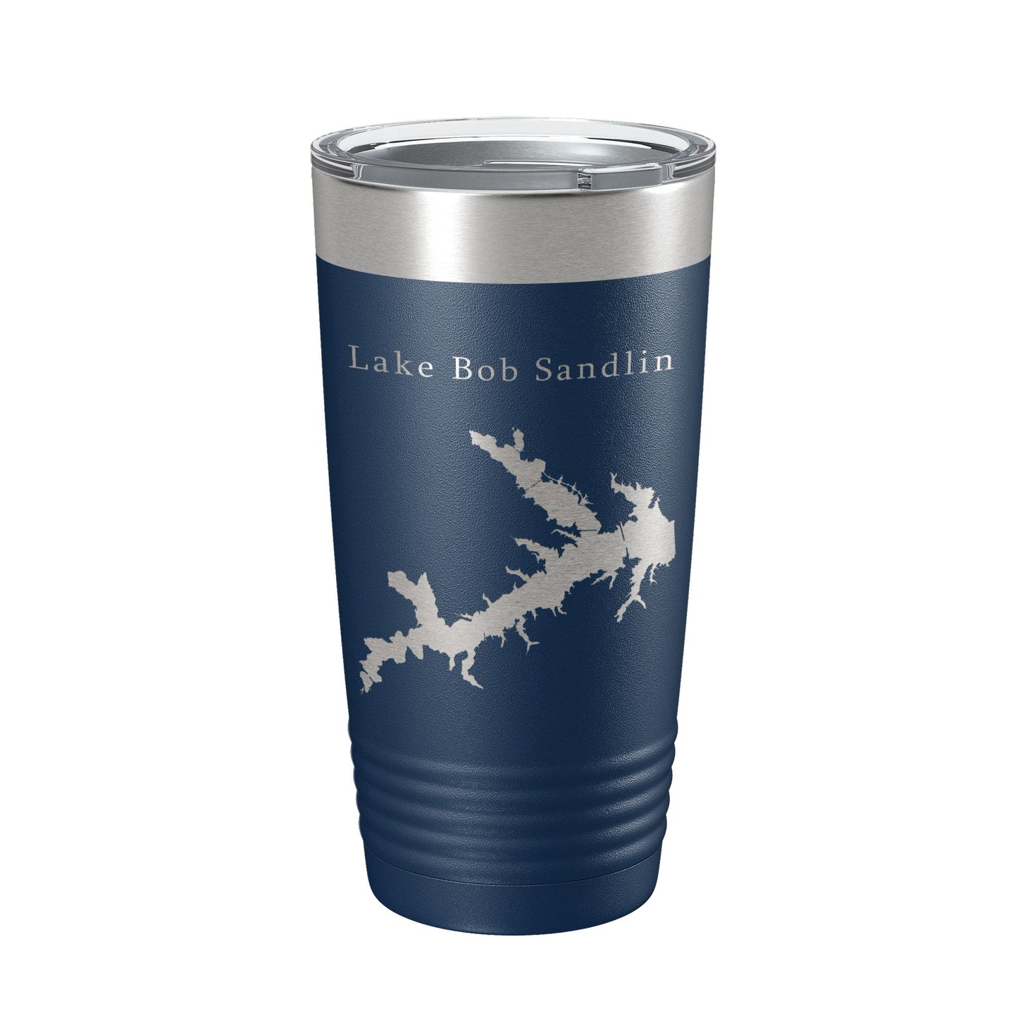 Lake Bob Sandlin Map Tumbler Travel Mug Insulated Laser Engraved Coffee Cup Monticello Reservoir Texas 20 oz-8