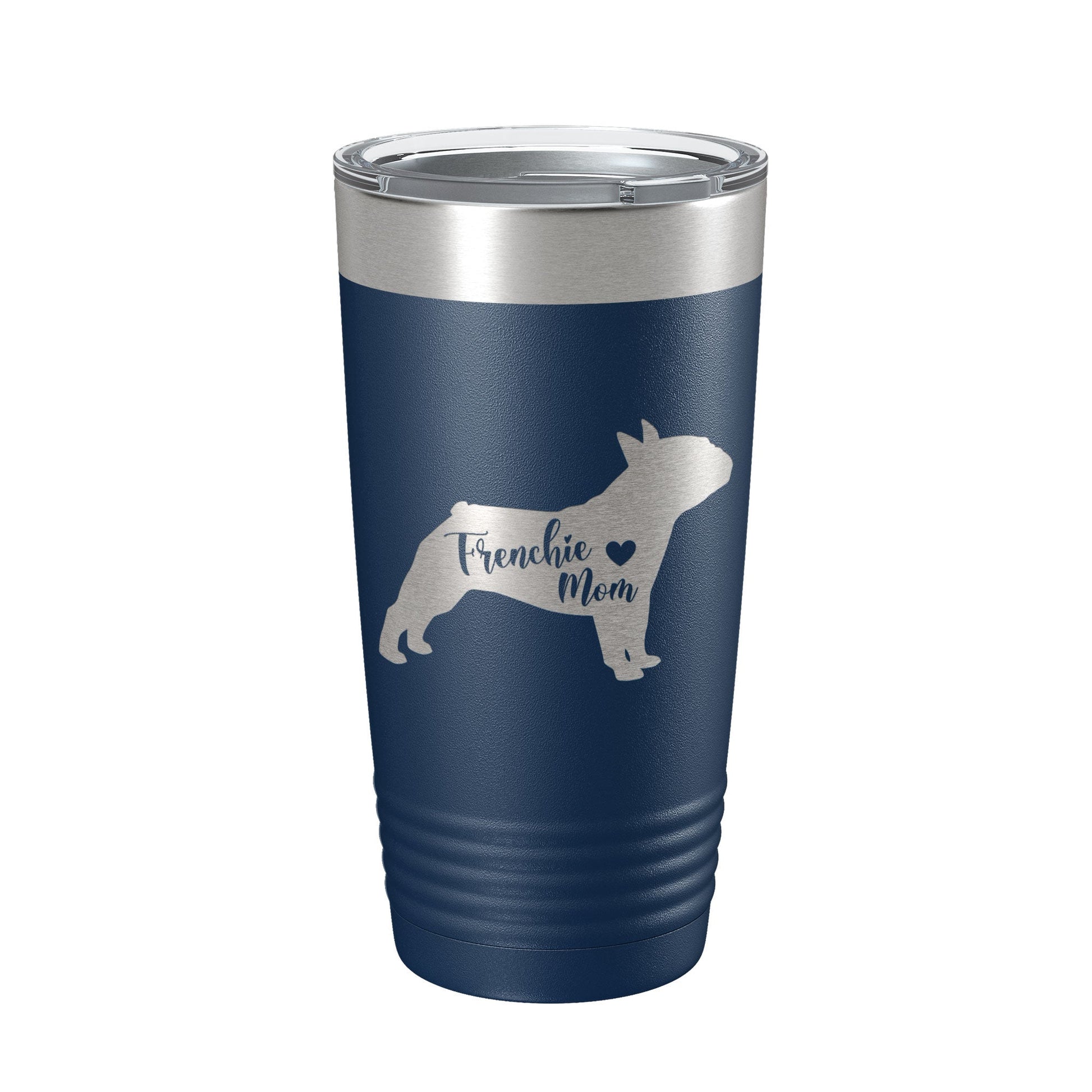 Frenchie Mom Tumbler Dog Travel Mug French Bulldog Gift Insulated Laser Engraved Coffee Cup 20 oz-2