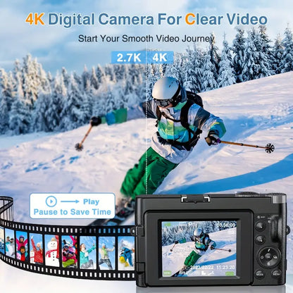 4K Digital Camera: Capture Every Detail in Stunning Clarity-3