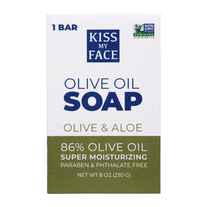 Kiss My Face Olive & Aloe Bar Soap (1x8 Oz)-0