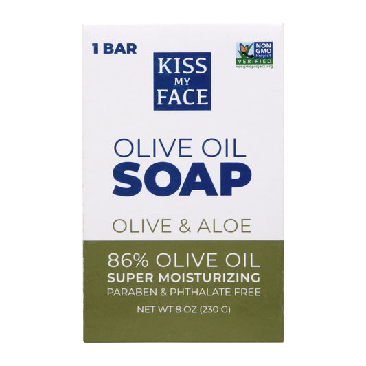 Kiss My Face Olive & Aloe Bar Soap (1x8 Oz)-0