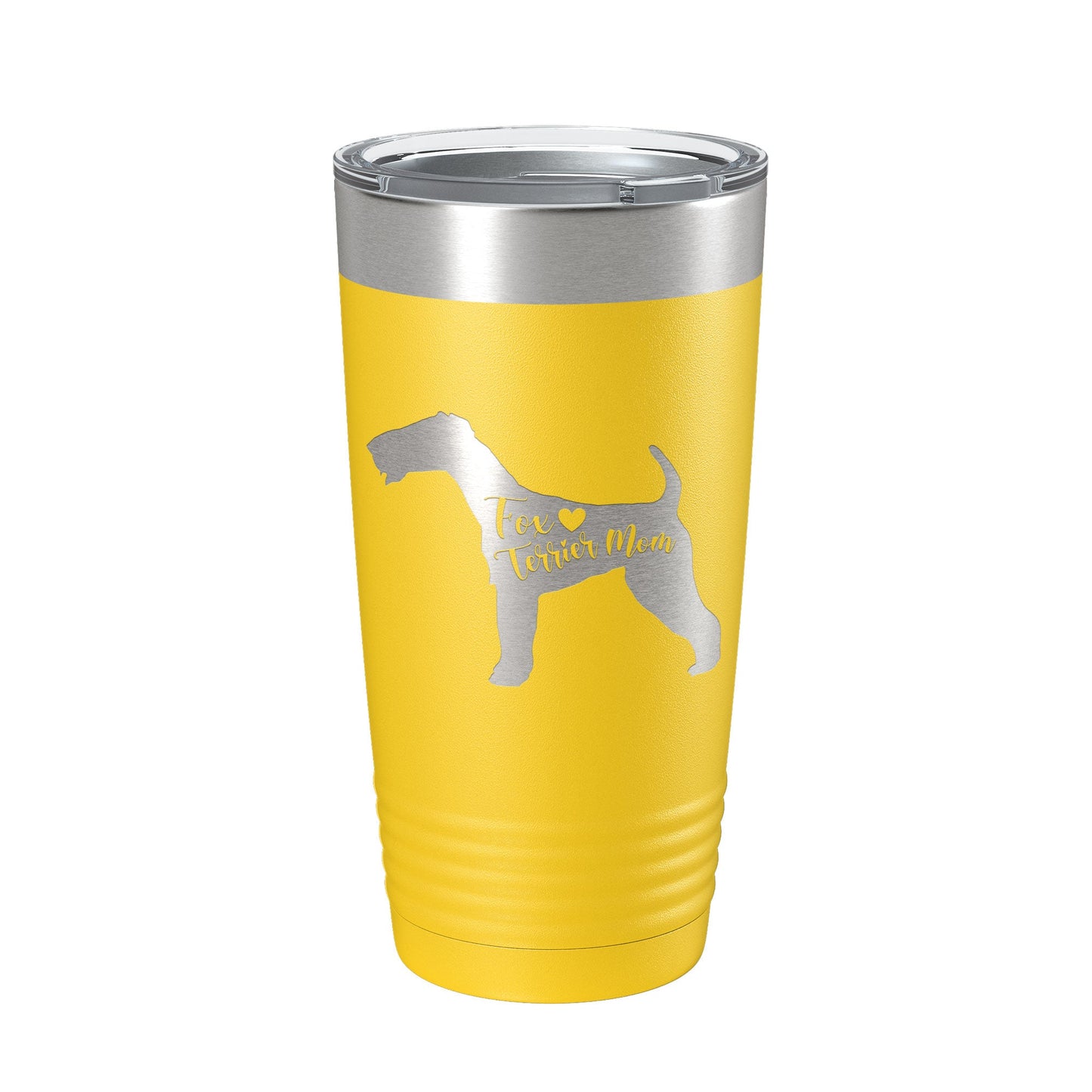 Fox Terrier Mom Tumbler Dog Travel Mug Gift Insulated Laser Engraved Coffee Cup 20 oz-19