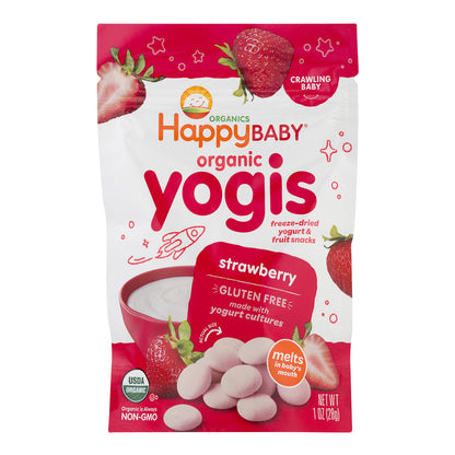 Happy Baby Strawberry Yogurt Melts (8x1 Oz)-0
