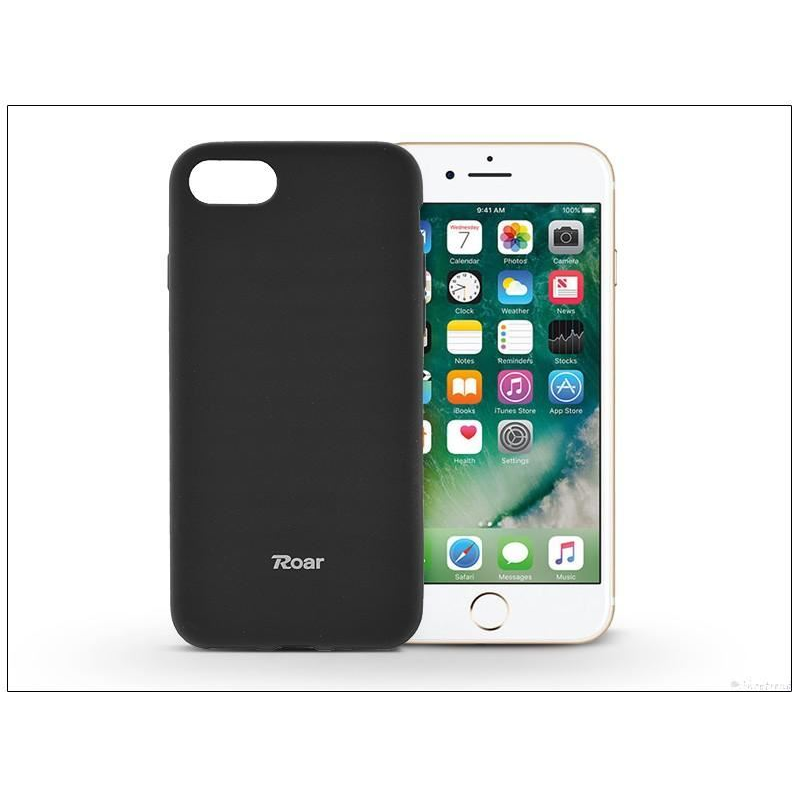 Husa Spate Silicon Roar Jelly Compatibila Cu iPhone 7 / 8 / Se 2 ( 2020 ), Negru (KC0027)-0