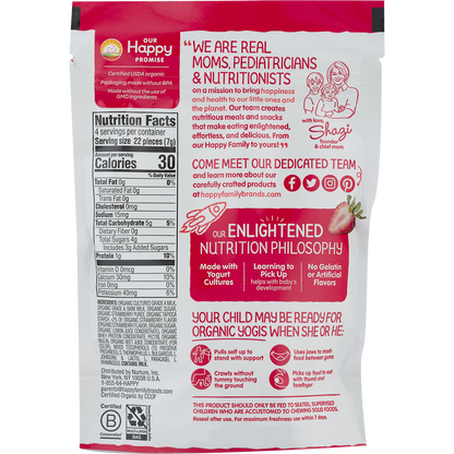 Happy Baby Strawberry Yogurt Melts (8x1 Oz)-1