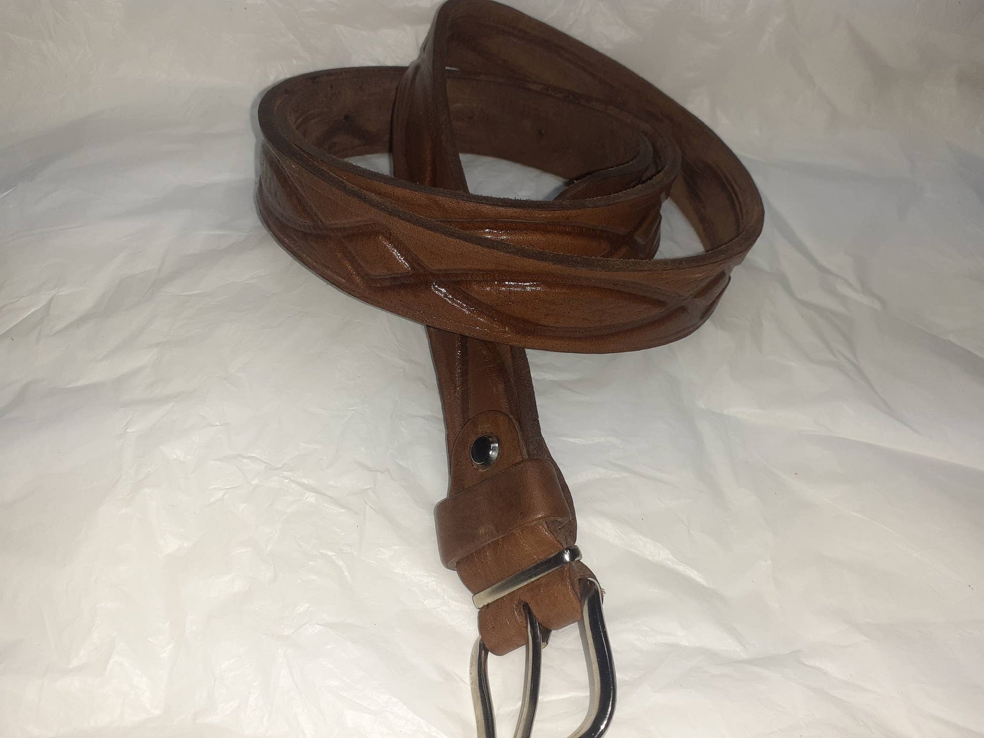 Cinturón estrecho con dibujo-3