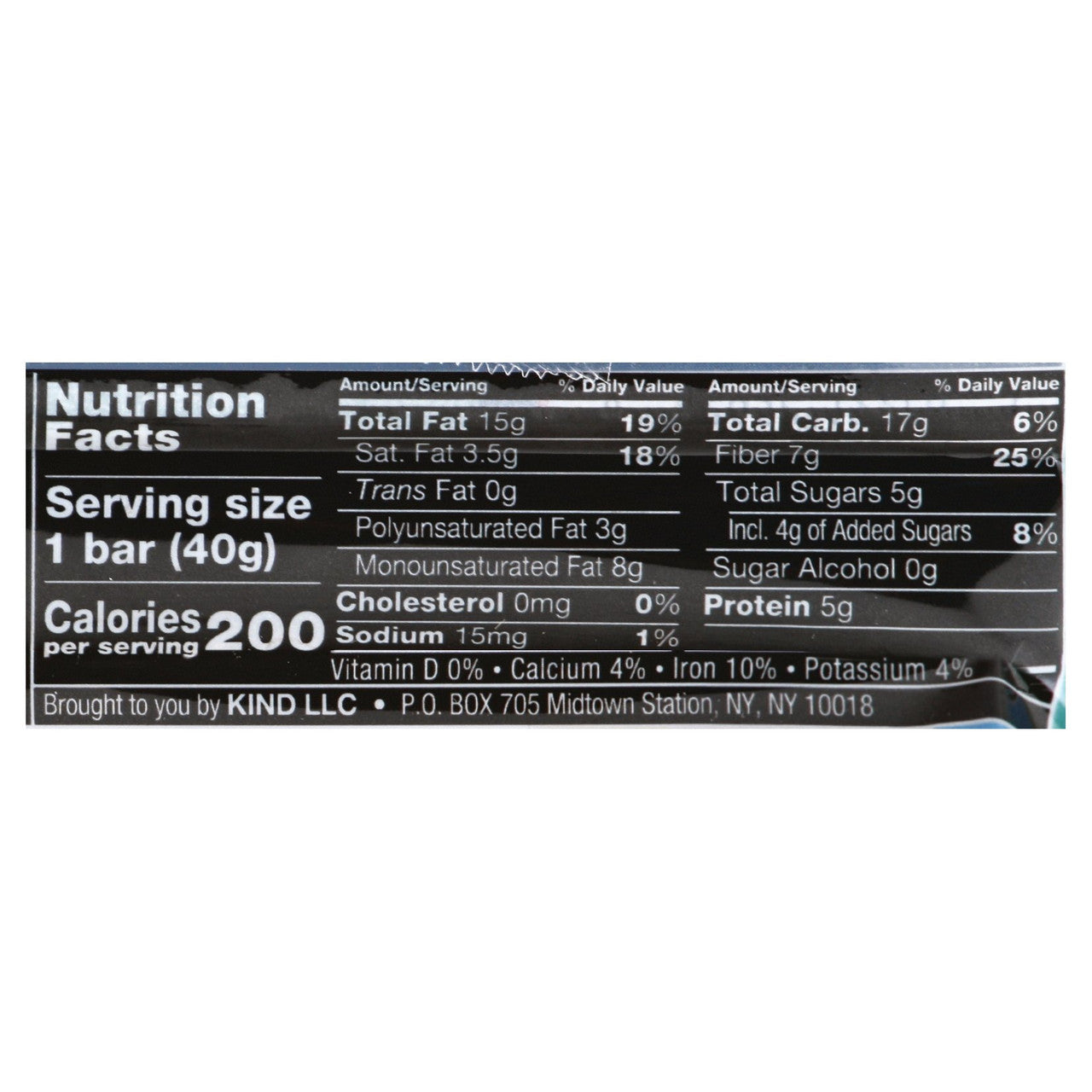 Kind Dark Chocolate Almond Mint Bars (12x1.4 OZ)-3