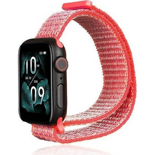 Beline Beline pasek Apple Watch Nylon 42/45/45/49mm różowy /hot pink (brak)-0