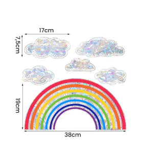 Rainbow Solar Sticker for Glass Window Decor (Set)