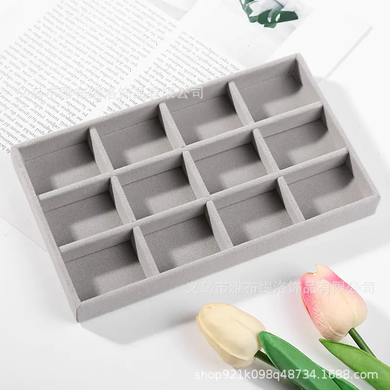 Velvet Jewelry Organizer Tray