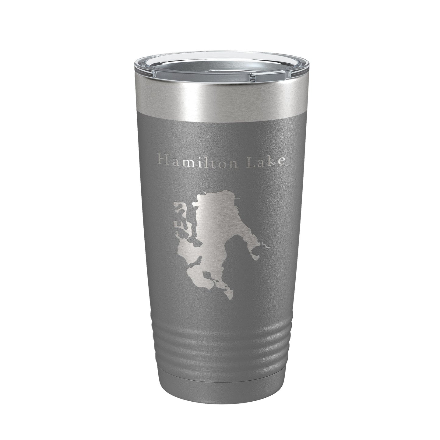 Hamilton Lake Map Tumbler Travel Mug Insulated Laser Engraved Coffee Cup Indiana 20 oz-16