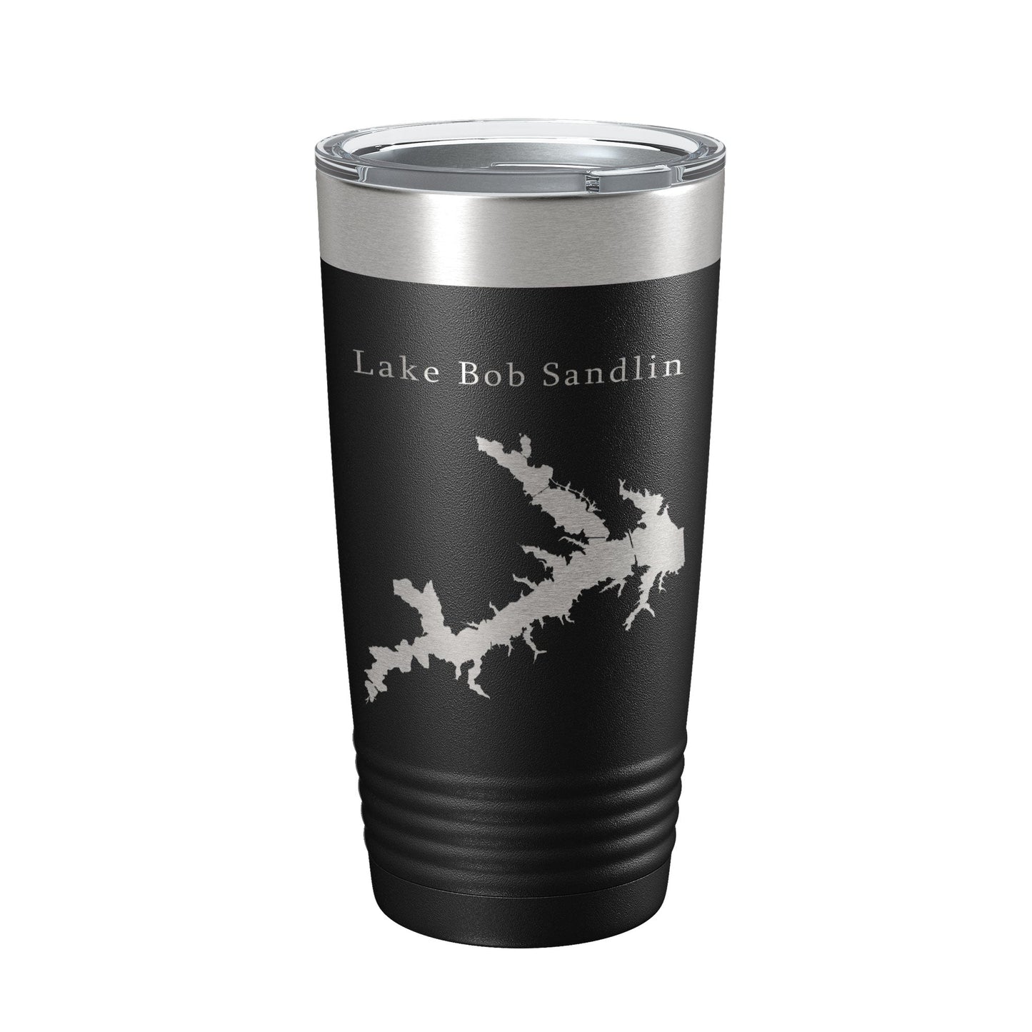 Lake Bob Sandlin Map Tumbler Travel Mug Insulated Laser Engraved Coffee Cup Monticello Reservoir Texas 20 oz-5