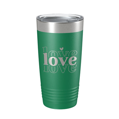 Love Love Love Tumbler Travel Mug Insulated Laser Engraved Coffee Cup 20 oz-9