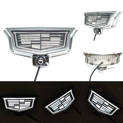 Cadillac Logo Front Grille LED Luxury Metallic Dynamic Crystal Illuminated Emblem Not Compatible with ACC Radar-2