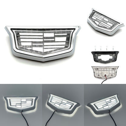 Cadillac Logo Front Grille LED Luxury Metallic Dynamic Crystal Illuminated Emblem Not Compatible with ACC Radar-14