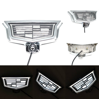 Cadillac Logo Front Grille LED Luxury Metallic Dynamic Crystal Illuminated Emblem Not Compatible with ACC Radar-12