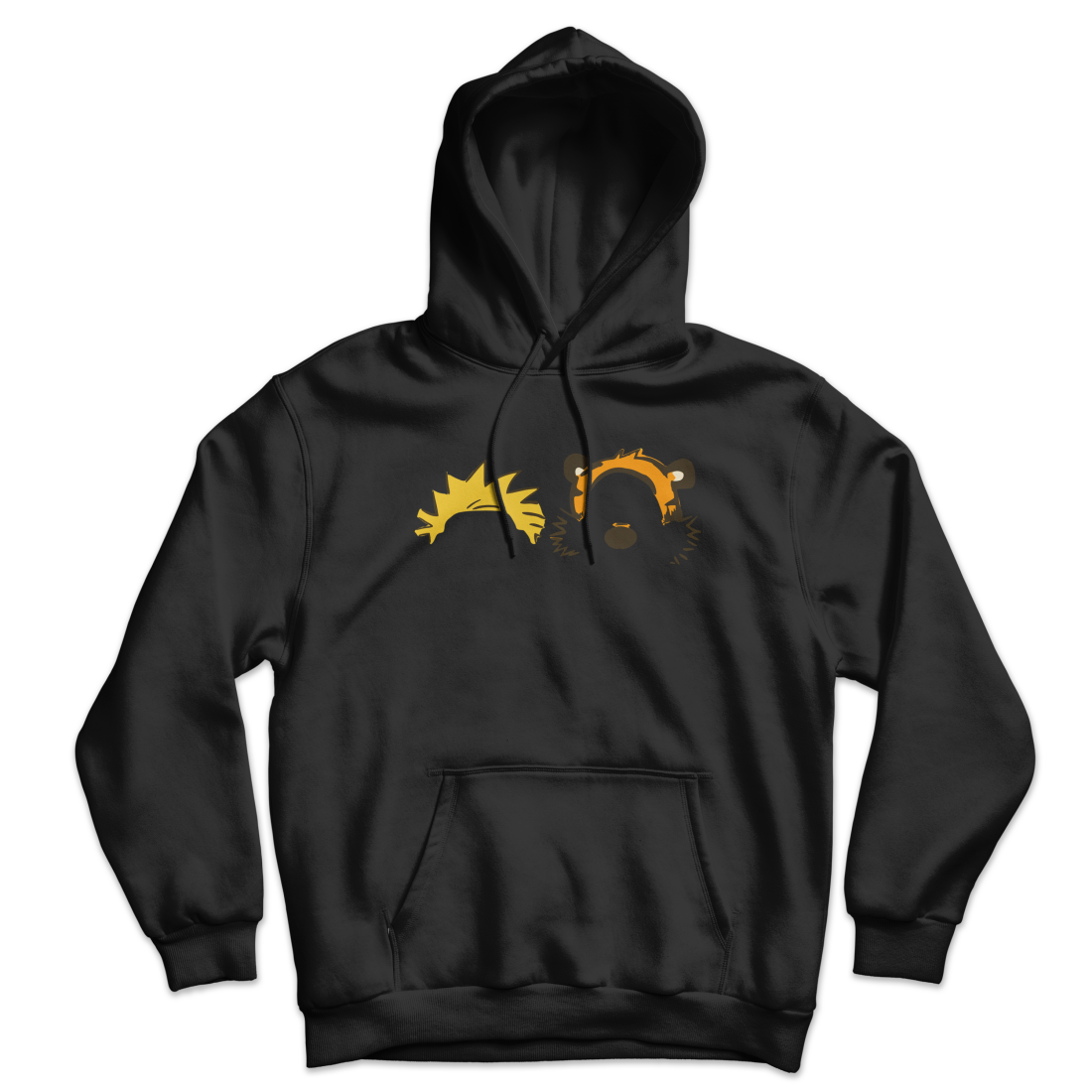 Calvin and Hobbes Faces Contour Unisex Hoodie-4