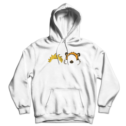 Calvin and Hobbes Faces Contour Unisex Hoodie-2