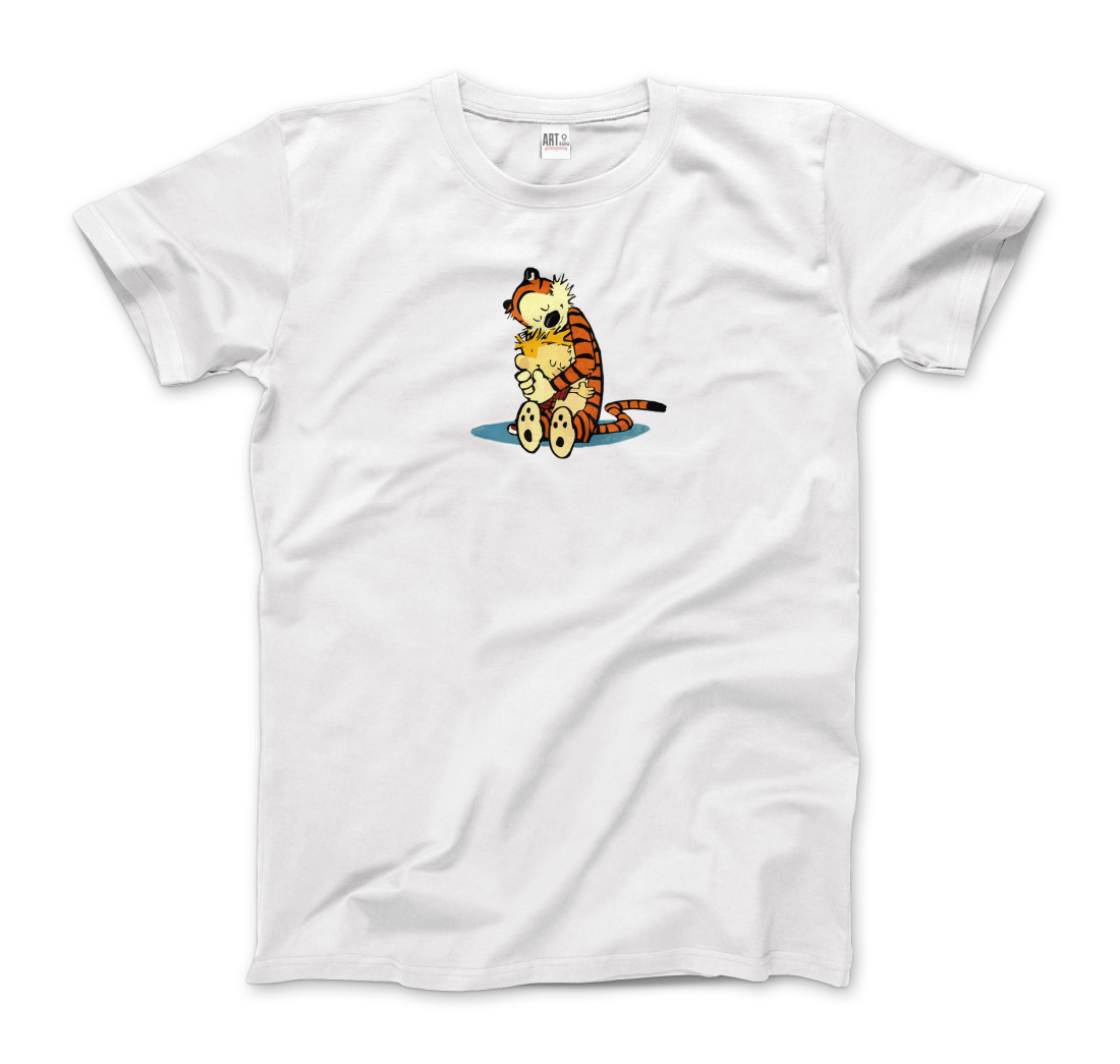 Calvin and Hobbes Hugging T-Shirt-5