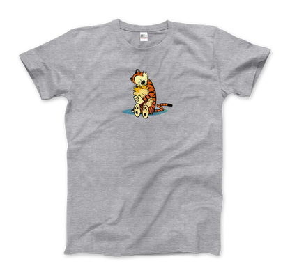 Calvin and Hobbes Hugging T-Shirt-0
